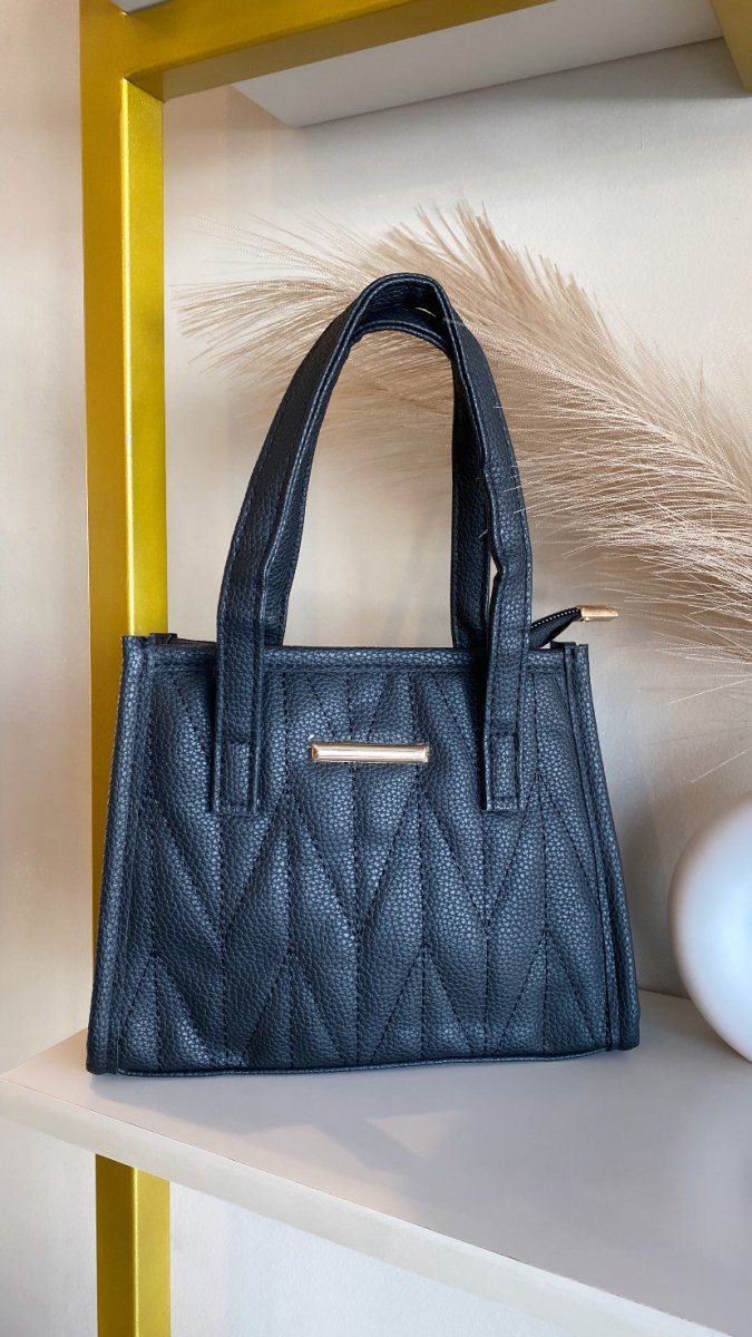 Bolsa preta transversal