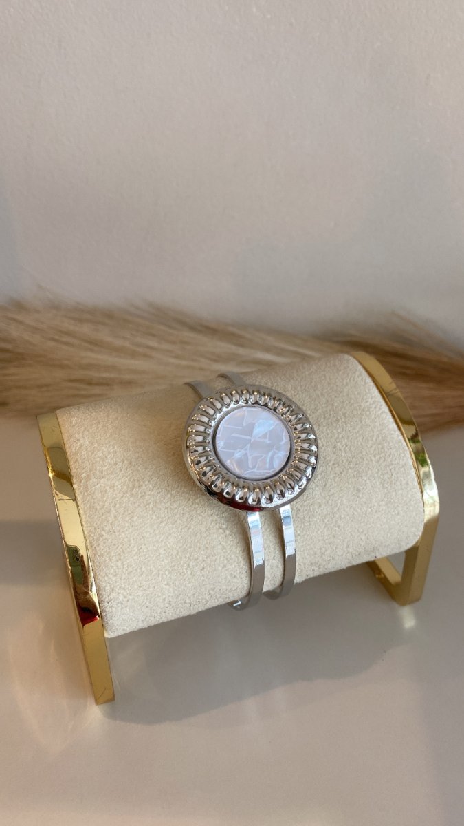 Bracelete folheado prata
