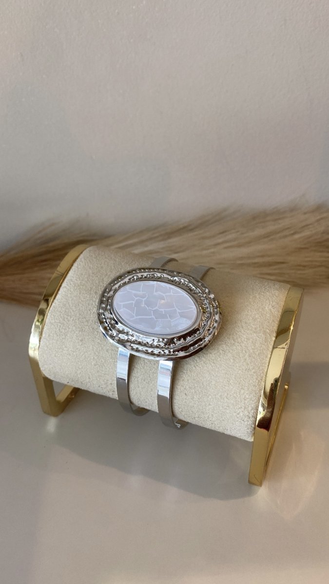 Bracelete folheado prata
