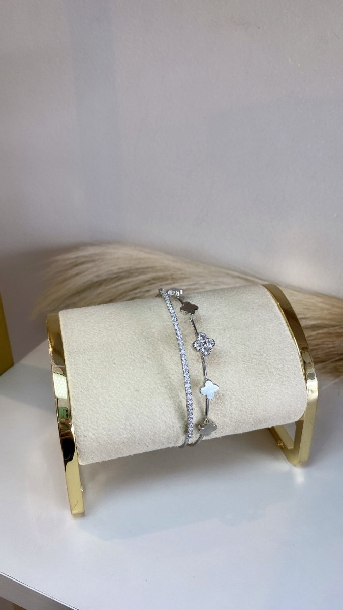 Bracelete fino prata