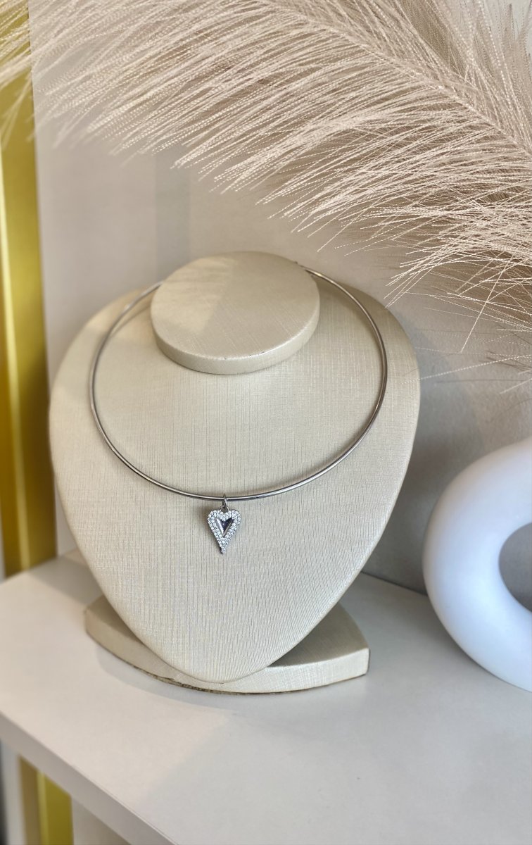 choker aro coração