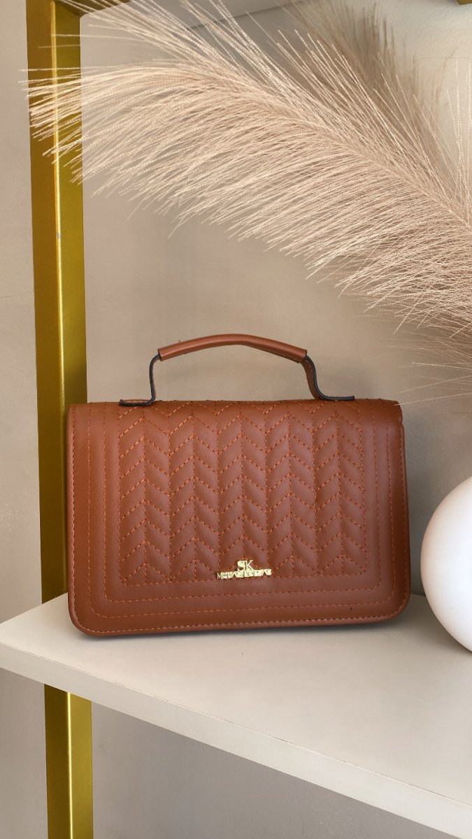 Bolsa mini secretaria marrom